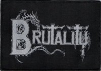 BRUTALITY - Logo - Woven Patch
