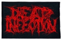 DEAD INFECTION - RED Logo - Embroidered Patch